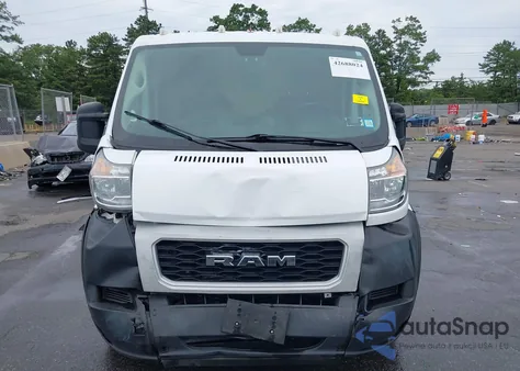 2021 Ram Promaster 1500 Low Roof 136 Wb из США, поврежденный, VIN 3C6LRVAG4ME577842